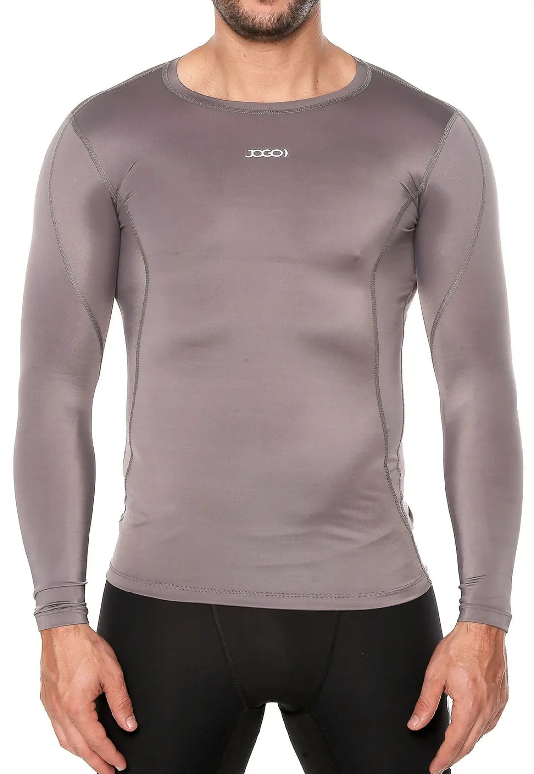 Camibuso Deportivo Slim Fit Gris Oscuro para Hombre | JOGO