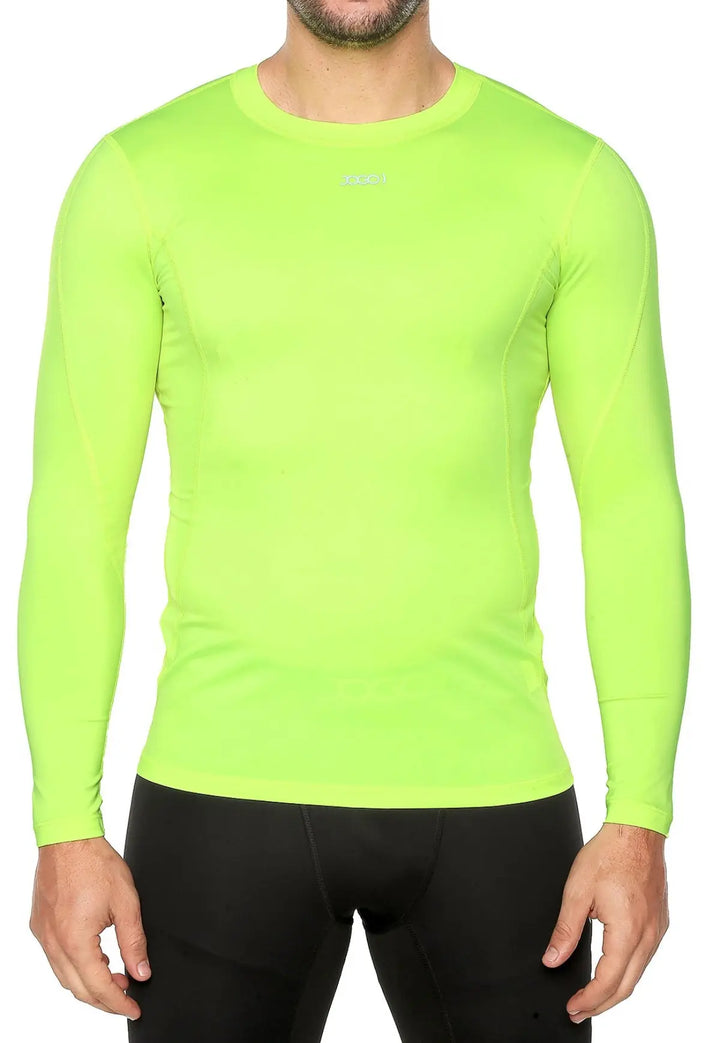 Camibuso Deportivo Slim Fit Verde Neon para Hombre | JOGO