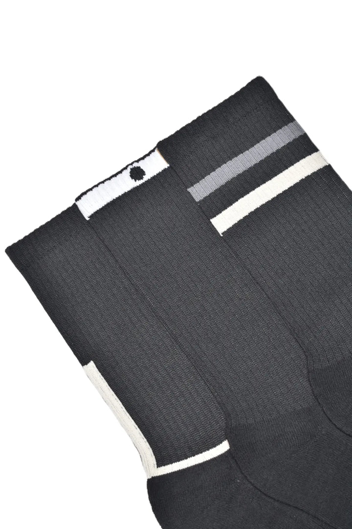 Medias Canilleras Negras Pack x3 JOGO en Algodón