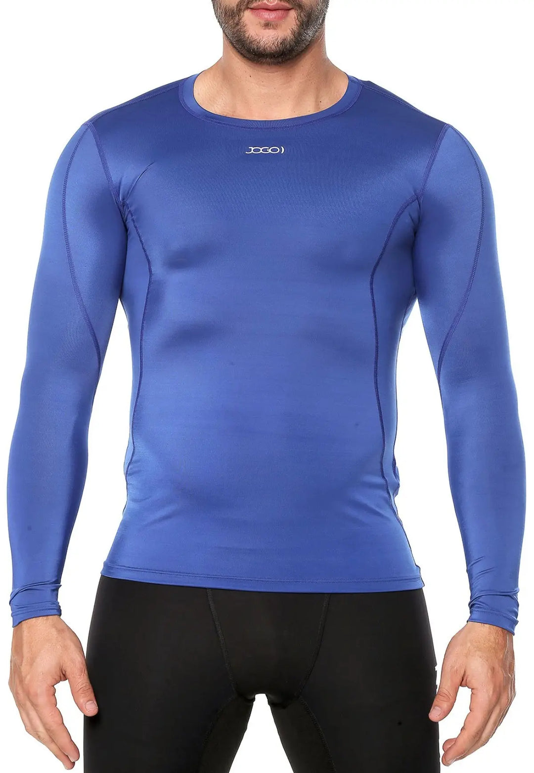 Camibuso Deportivo Slim Fit Azul Oscuro para Hombre | JOGO