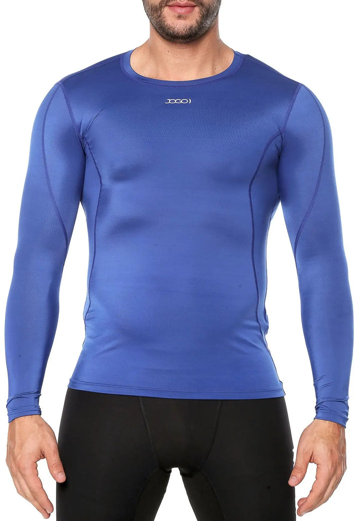 Camibuso Deportivo Slim Fit Azul Oscuro para Hombre | JOGO