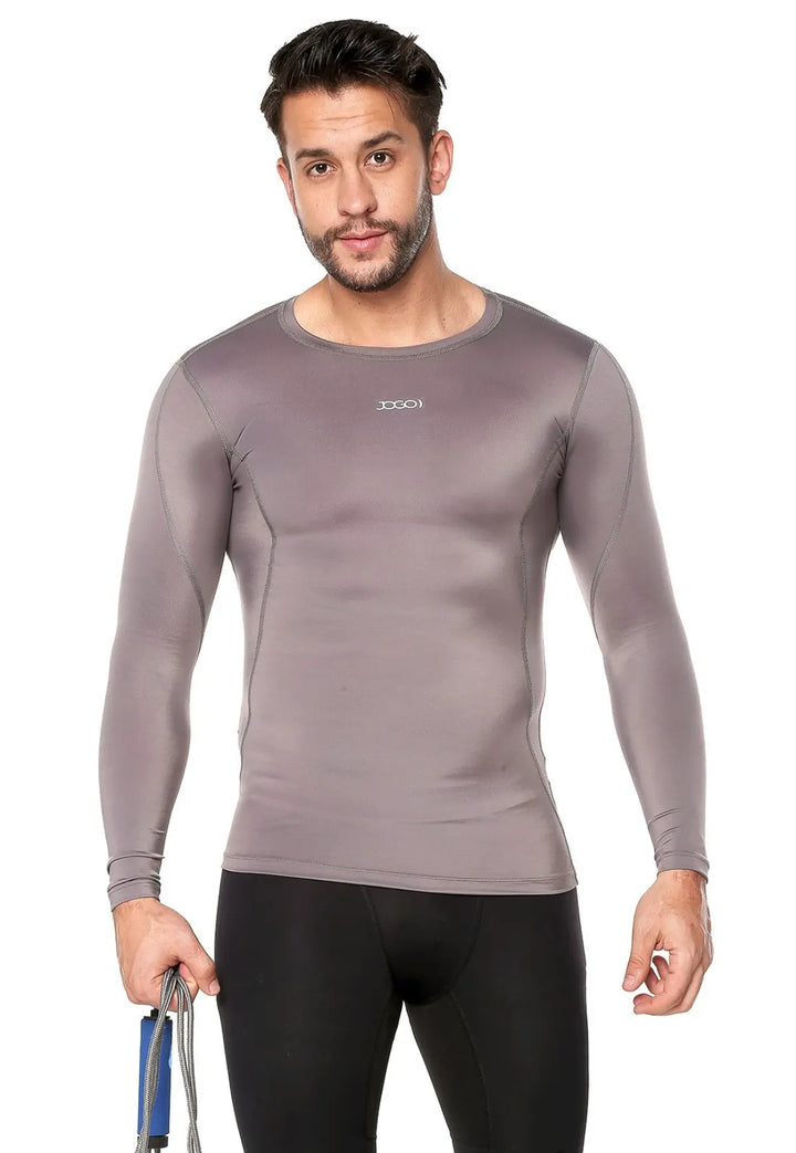 Camibuso Deportivo Slim Fit Gris Oscuro para Hombre | JOGO