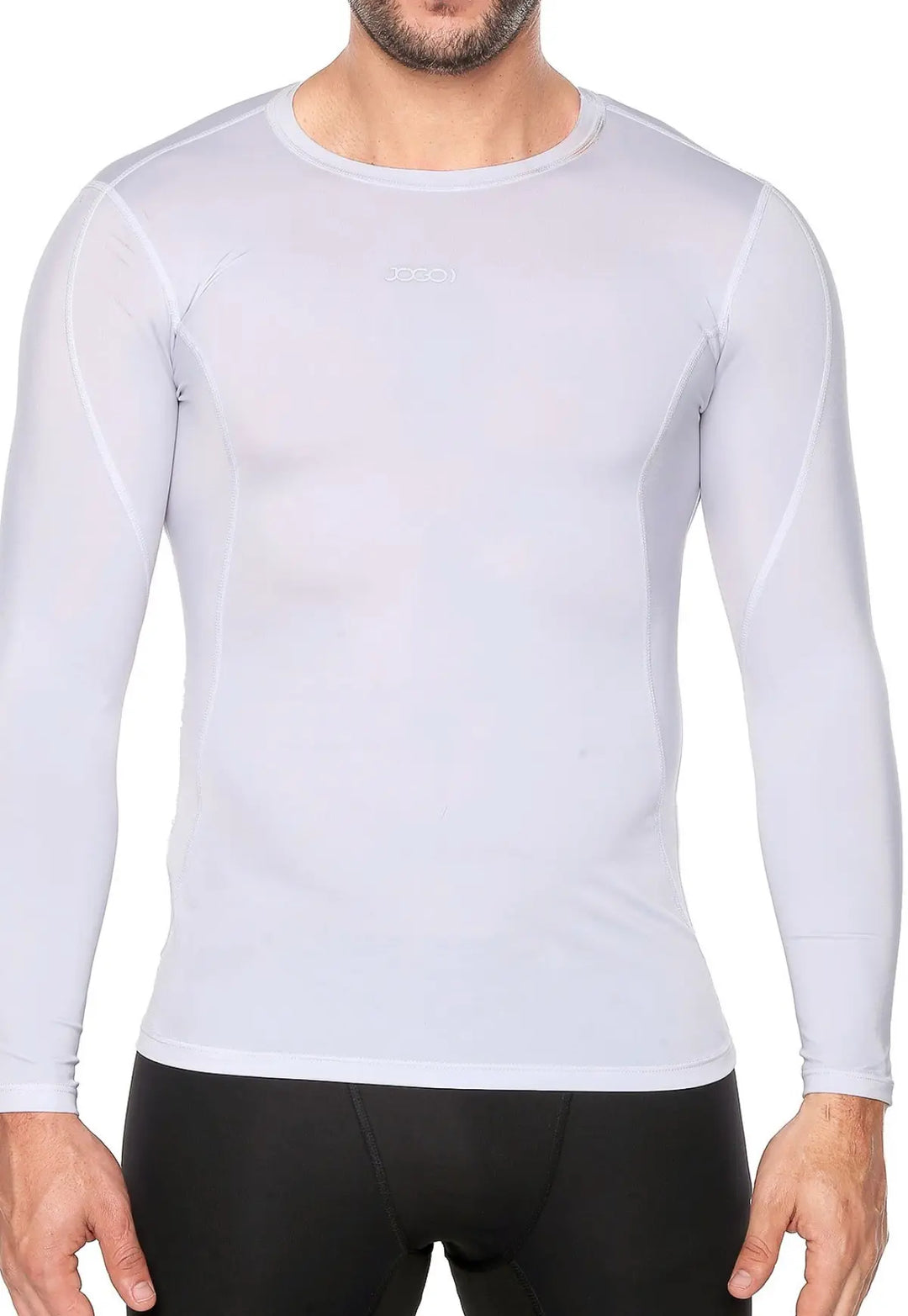 Camibuso Deportivo Slim Fit Blanco para Hombre | JOGO