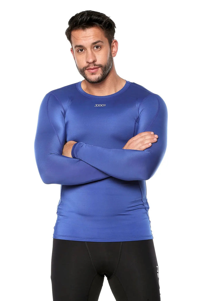 Camibuso Deportivo Slim Fit Azul Oscuro para Hombre | JOGO