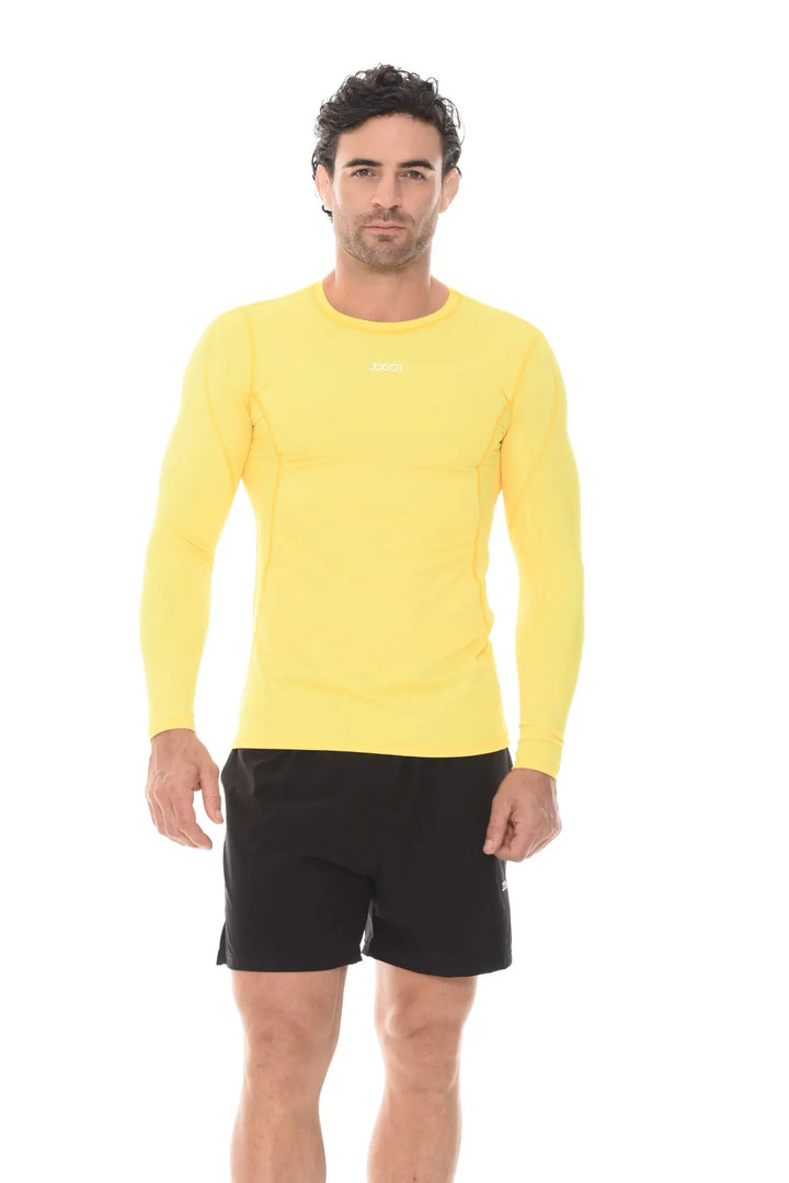 Camibuso Deportivo Slim Fit Amarillo para Hombre | JOGO