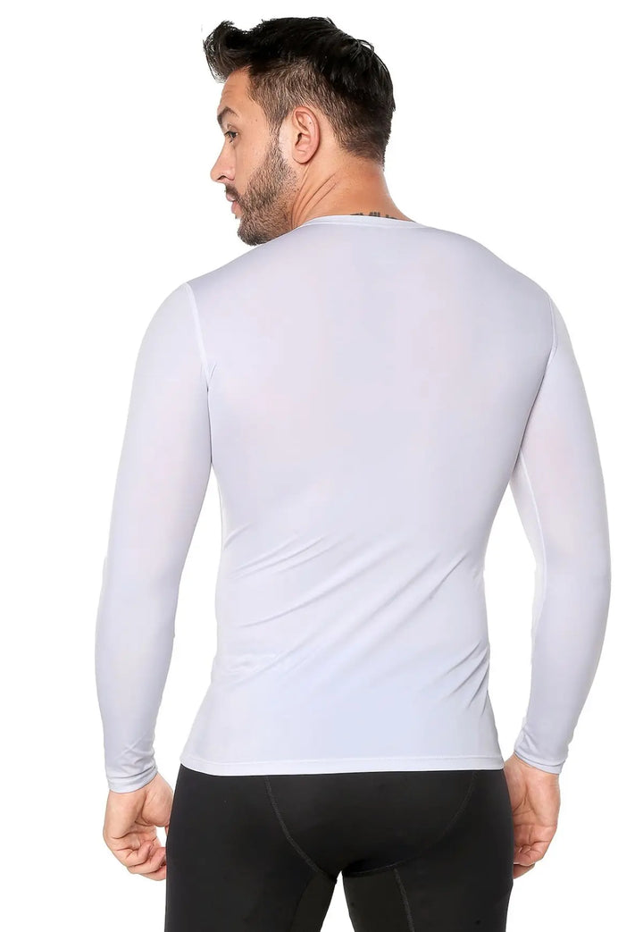 Camibuso Deportivo Slim Fit Blanco para Hombre | JOGO
