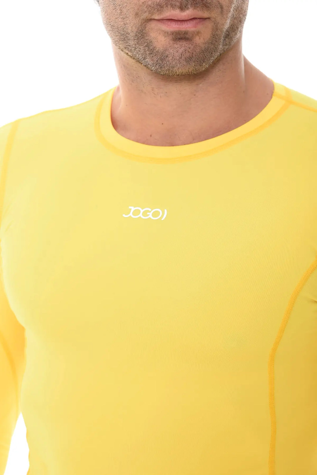 Camibuso Deportivo Slim Fit Amarillo para Hombre | JOGO