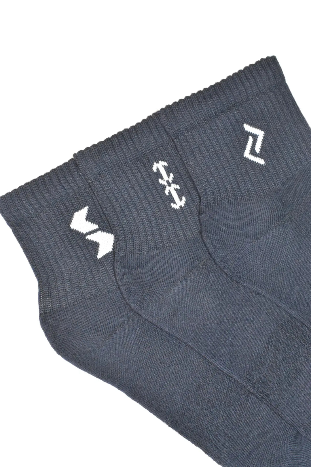 Dark Blue Ankle Socks Pack x3 JOGO in Cotton