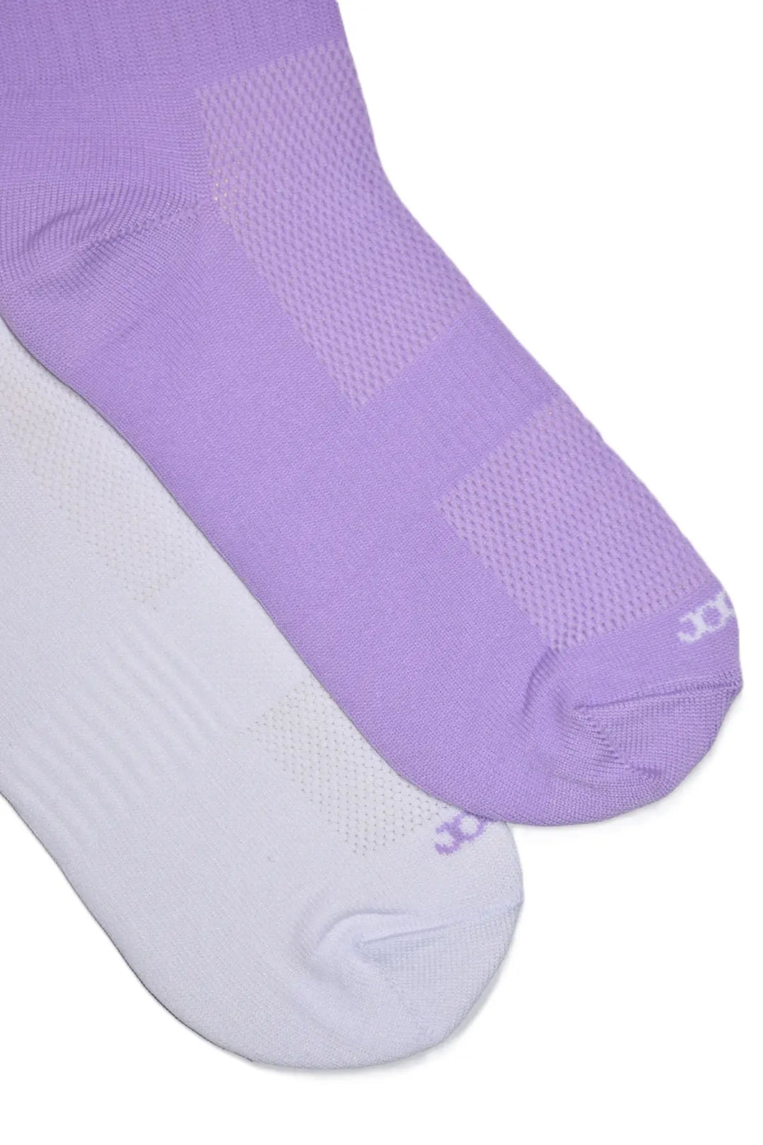 medias canilleras JOGO para mujer, diseño moderno con franjas en la parte superior aporta un toque clásico y versátil