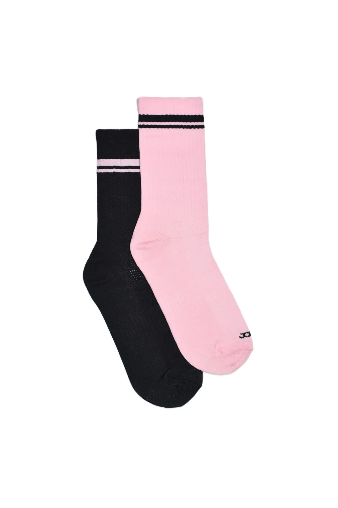 medias canilleras JOGO para mujer, diseño moderno con franjas en la parte superior aporta un toque clásico y versátil