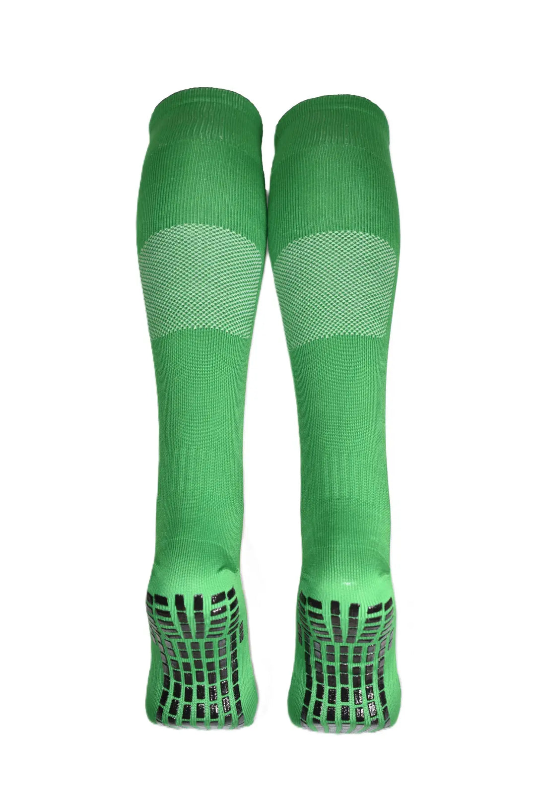 Medias de futbol profesional con antideslizante verde