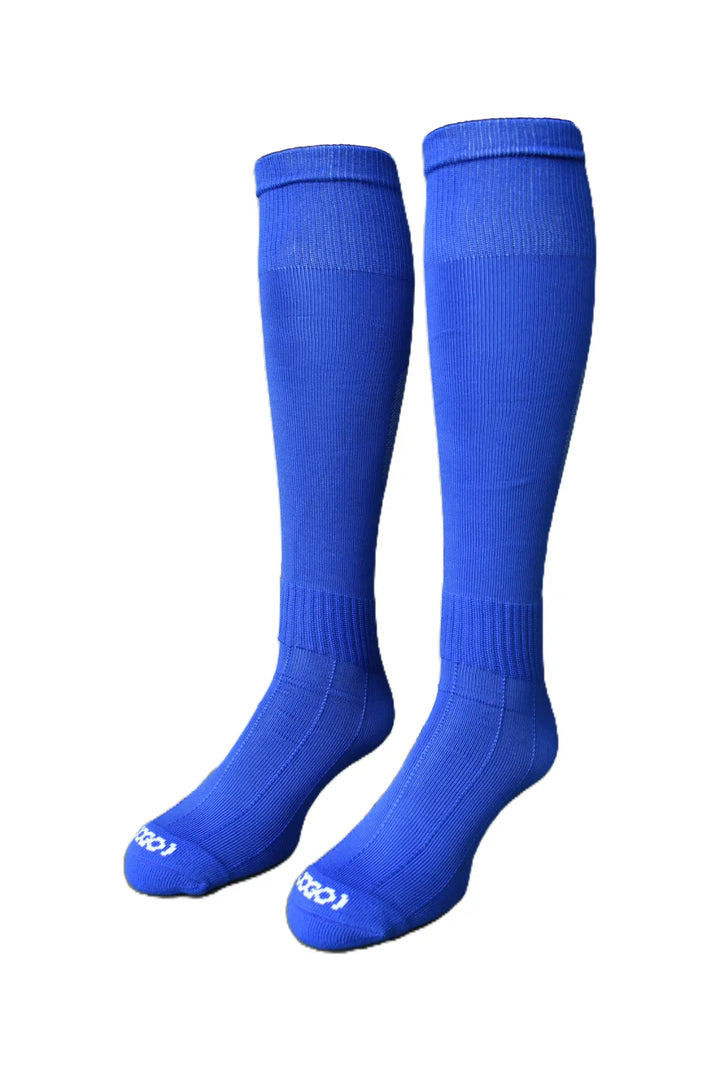 Medias de futbol semi profesionales azul rey