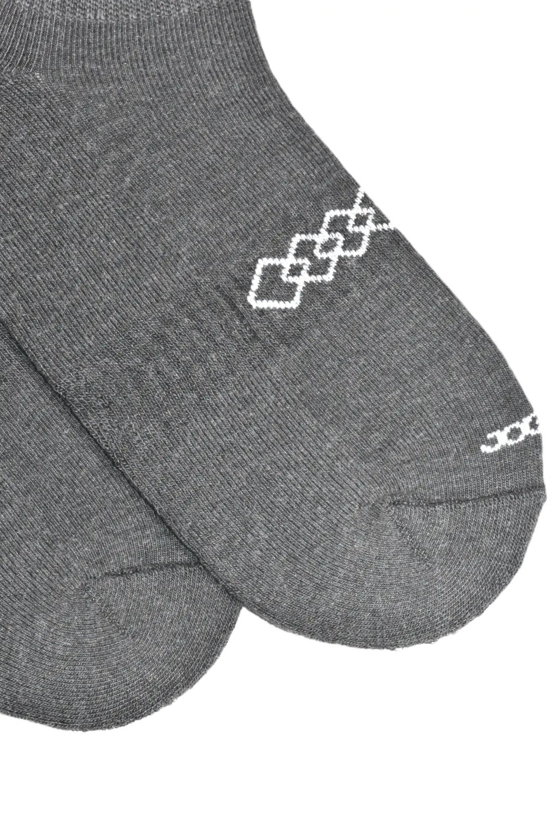 Medias taloneras grises en algodon