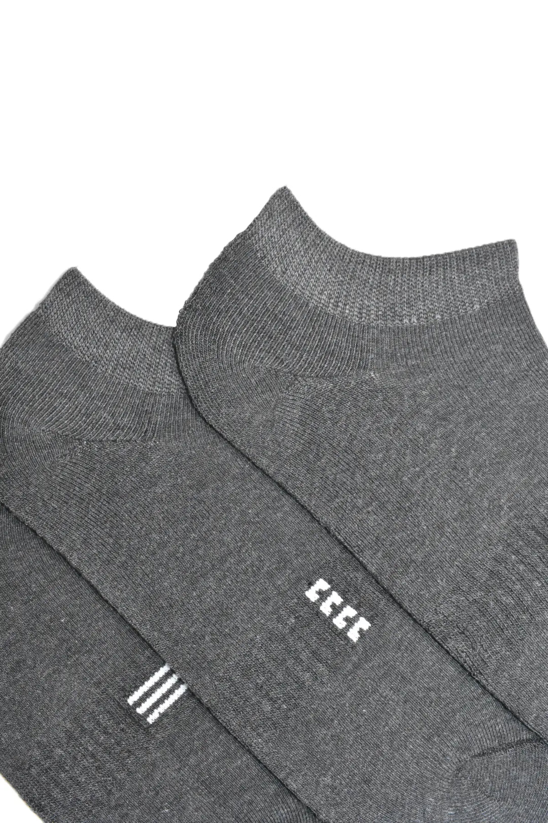 Medias taloneras grises en algodon