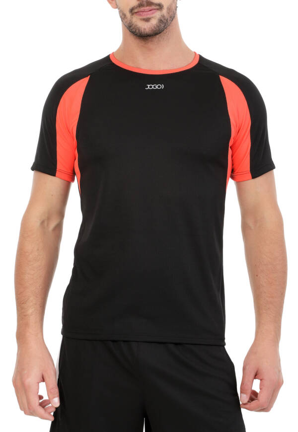 CAMISETA DEPORTIVA COLOR NEGRO JOGO - Imagen 3