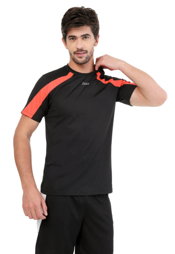 CAMISETA DEPORTIVA COLOR NEGRO JOGO - Imagen 2