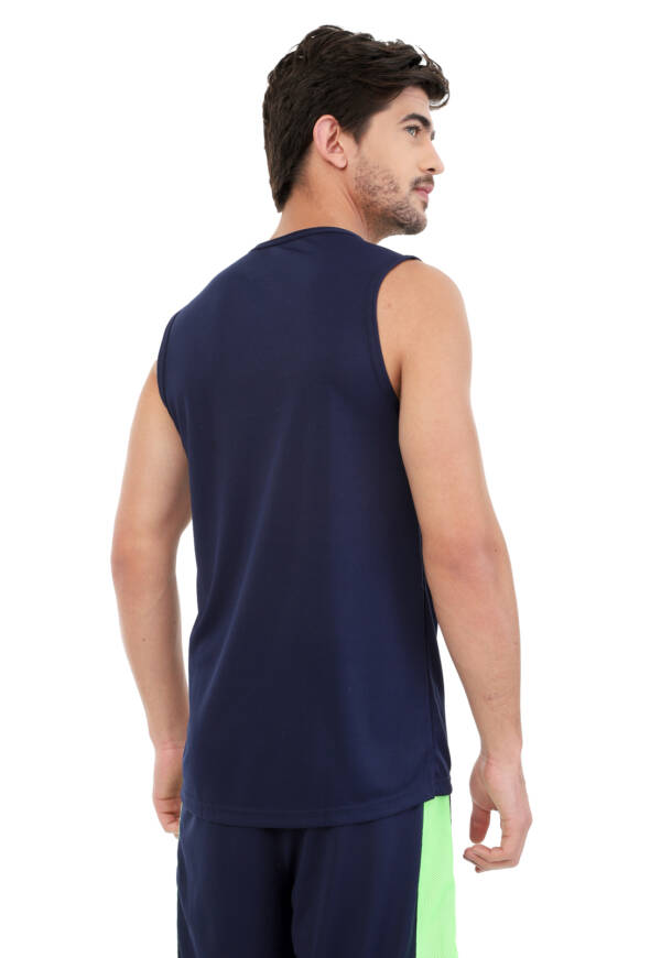 CAMISILLA DEPORTIVA COLOR AZUL OSCURO JOGO - Imagen 4